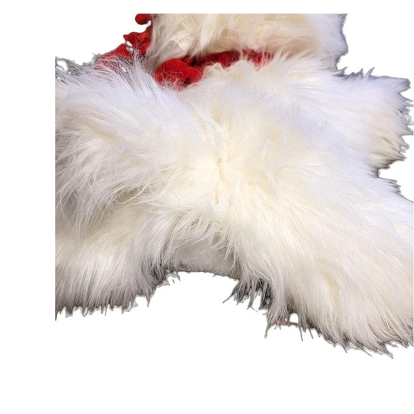 JINGLE PUP Long Haired Plush Sheepdog Laying Down Vintage 90s Transform Present - Picture 11 of 15